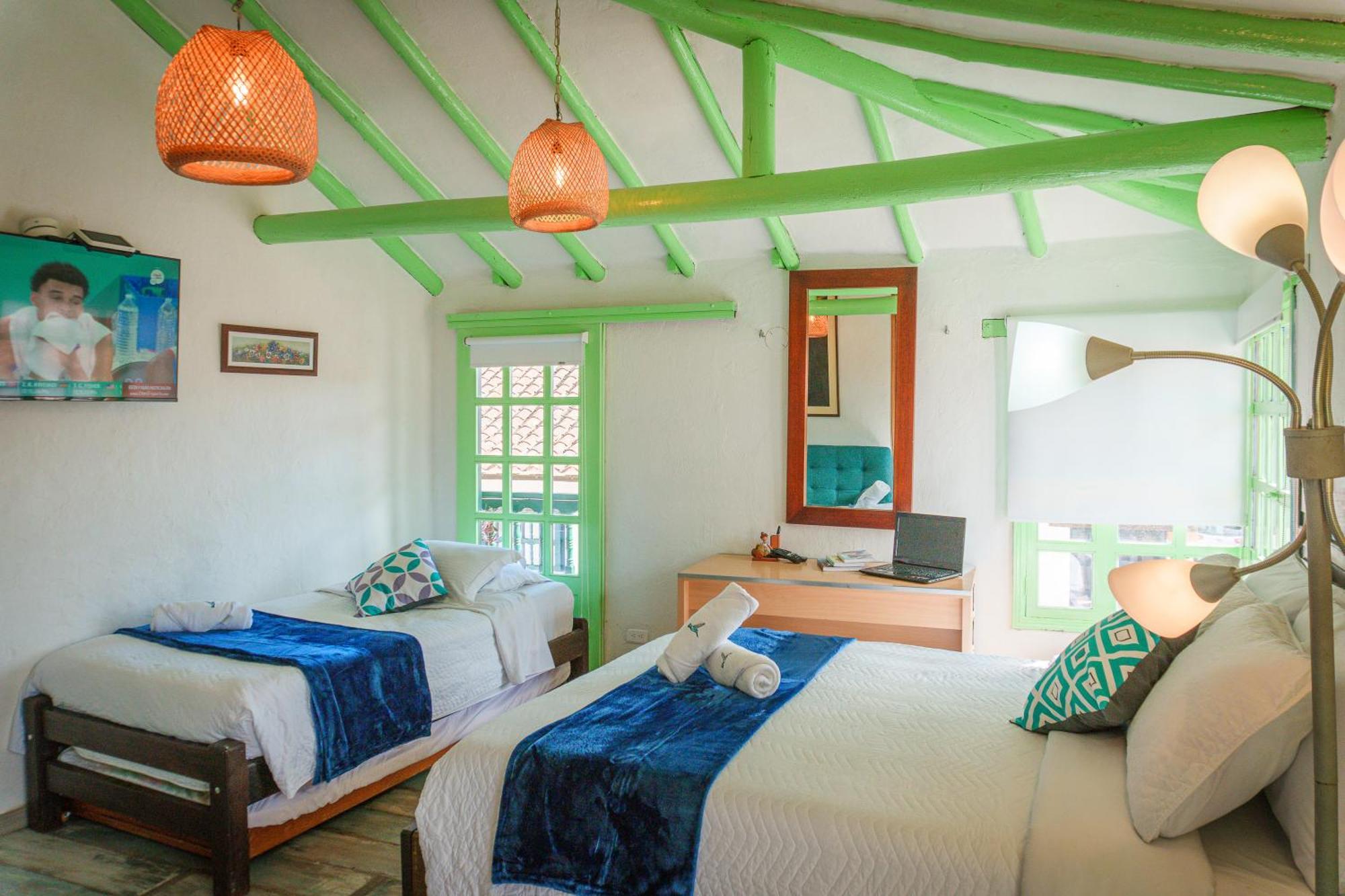 Apartamentos Y Habitaciones Le Colibri - Villa De Leyva Eksteriør bilde