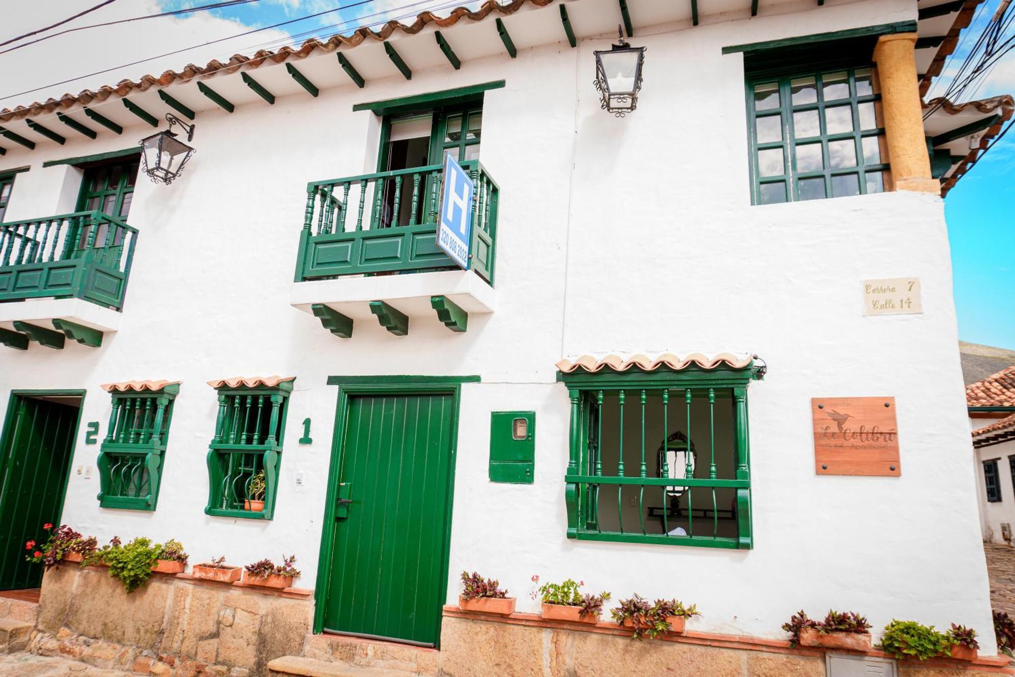 Apartamentos Y Habitaciones Le Colibri - Villa De Leyva Eksteriør bilde