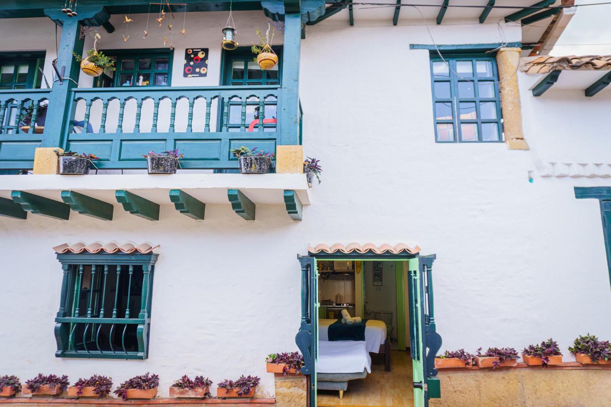 Apartamentos Y Habitaciones Le Colibri - Villa De Leyva Eksteriør bilde