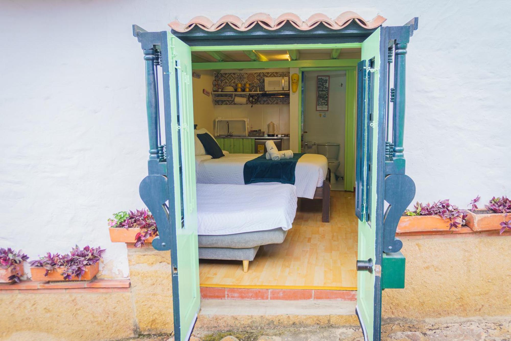 Apartamentos Y Habitaciones Le Colibri - Villa De Leyva Eksteriør bilde