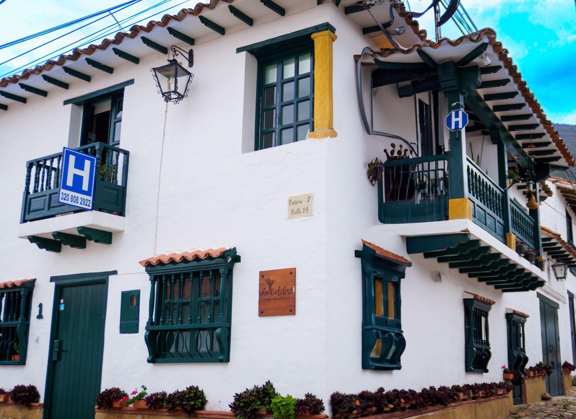 Apartamentos Y Habitaciones Le Colibri - Villa De Leyva Eksteriør bilde